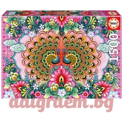 Educa Пъзел educa 19942 - 1500 части - Бенгалски пауни (edu19942)