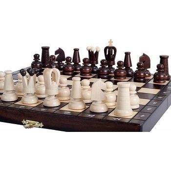 Drevený kráľovský šach maxi