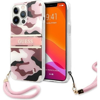 GUESS Калъф Guess GUHCP13XKCABPI, за iPhone 13 Pro Max 6.7", розов (GUE001608-0)