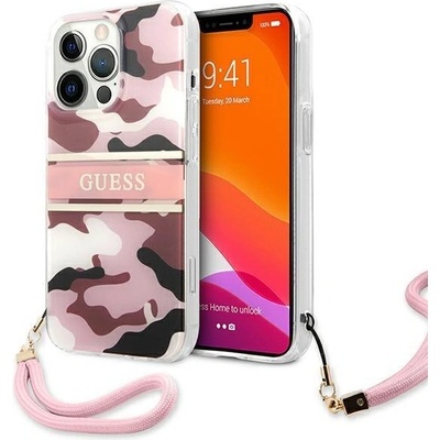 GUESS Калъф Guess GUHCP13XKCABPI, за iPhone 13 Pro Max 6.7", розов (GUE001608-0)