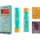 Malibu Hydrate Color Wellness Collection šampón 266 ml + kondicionér 266 ml + wellness sáčky 5 ks darčeková sada