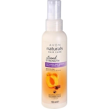 Avon Naturals Hair Care vlasový sprej pro snadné rozčesání vlasů meruňka a bambucké máslo apricot and shea 150 ml