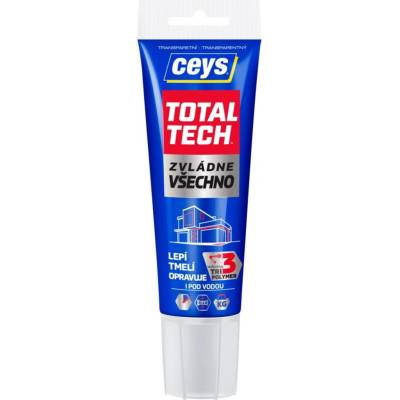 Ceys Total Tech vodoodolné lepidlo a tmel, transparentné, 125 g