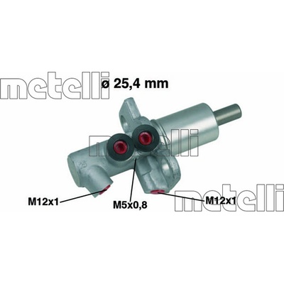 METELLI Hlavní brzdový válec 05-0458
