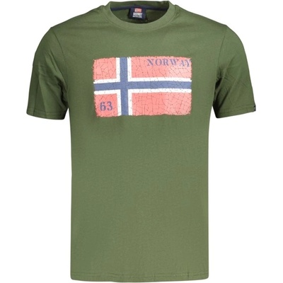 Norway 1963 Тениска с къс ръкав за мъже norway 1963, Размер m, Цвят Зелен (866020_vearmy)