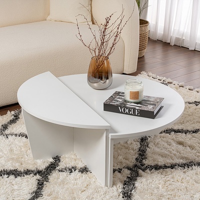 ASG Orion - дизайнерска маса бяла (8684283056897)