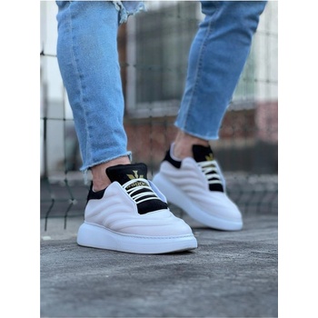 Wagon Мъжки ежедневни обувки wg094 - Бели с Черен #385369 (385369_Бяло)