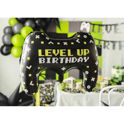 Party Deco FB225Fóliový balón level up birthday 72x52cm