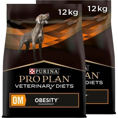 Pro Plan Veterinary Diets Canine OM Obesity Management 2 x 12 kg