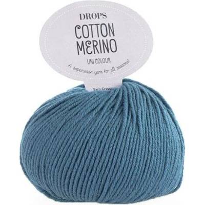 Příze DROPS Cotton Merino 16 - džínová modrá
