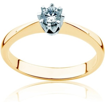 Savicki zásnubní prsten Triumph of Love: dvoubarevné zlato diamant PI ZB D 00081
