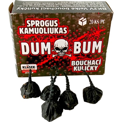 DUMBUM Velké Bouchací kuličky 20 ks