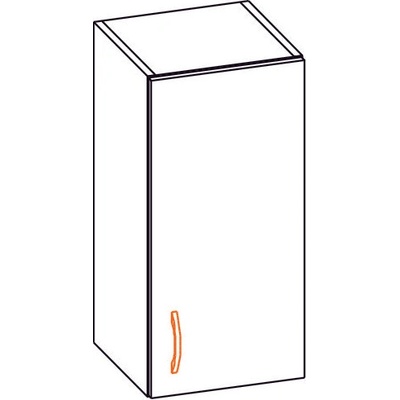 Bogdan Furniture Europe Горен шкаф Alina 40B-E20, елша