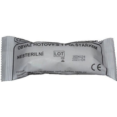 Steriwund Obvaz hotový s 1 polštářkem STERI-HOLD, 8 x 4 cm, polštářek 8 x 10 cm, nesterilní