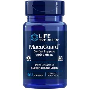 Life Extension MacuGuard Ocular Support with Saffron, 60 софтгел капсули, Life Extension