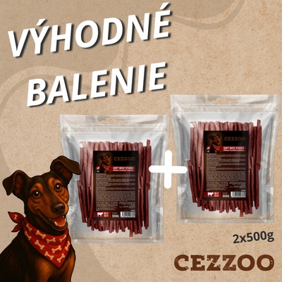 Cezzoo Soft beef sticks 1 kg