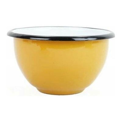 Novomoskovskaya posuda Smaltovaná miska 11 cm 0.35 l hořčicová 00000-0000451H
