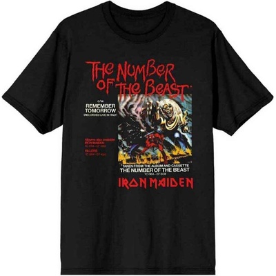 Iron Maiden Number Of The Beast Vinyl Promo Sleeve Black XL Риза (IMTEE141MB04)