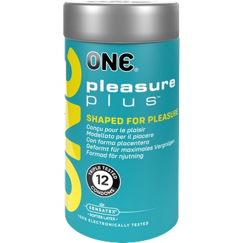 ONE Pleasure Plus, 12 special shaped condoms