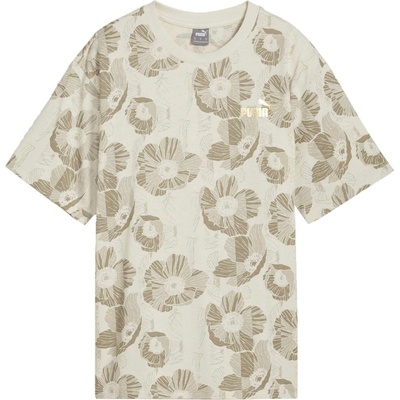 Puma Dámske tričko ESSENTIALS + CLASS ACT TEE béžová zlatá