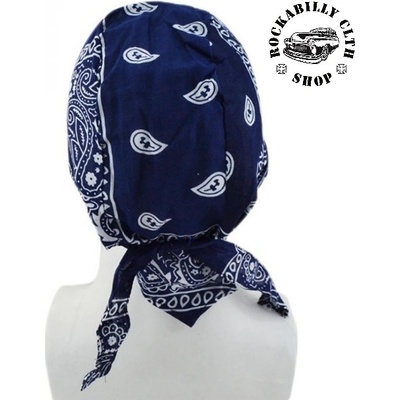 Rocka Headwear Šátek Oldschool Blue