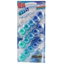 Dr.DEVIL WC Bicolor 5ball polar aqua závesný WC blok, 3×35g