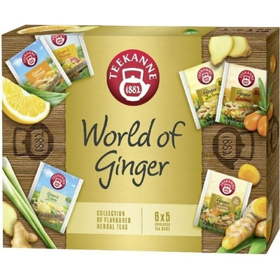 Teekanne World of Ginger kolekce čajů 6 x 5 ks