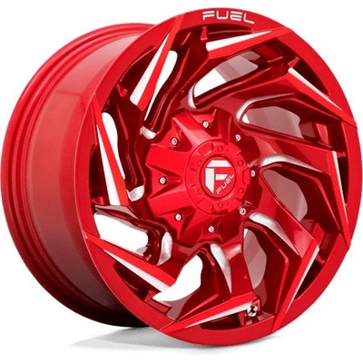 Fuel D754 REACTION 9x20 6x135 ET1 candy red milled