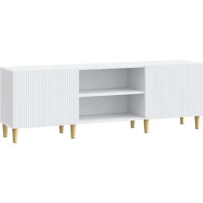 vidaXL ТВ шкаф Бяло 150 x 31 x 50 см Инженерна дървесина (894685)