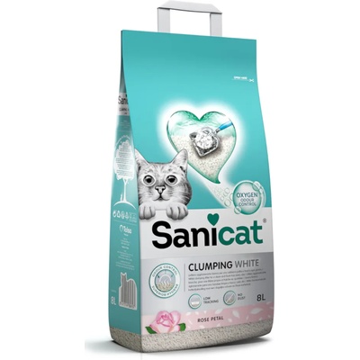 Sanicat 8л White Rose Sanicat слепваща постелка за котешка тоалетна