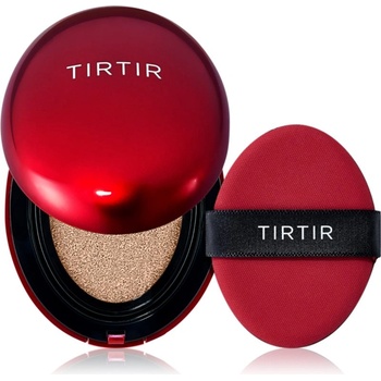 TIRTIR Mask Fit Red Cushion Mini дълготраен грим в гъбичка цвят 17C Porcelain 4.5 гр