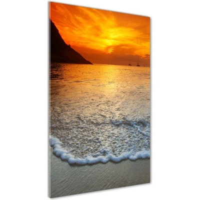 Vertikálny foto obraz sklenený Západ slnka 50x100 cm