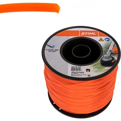 Guľatá Žacia Struna 2,4mm rolka 253m Stihl