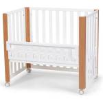 Kinderkraft select Дървено легло Koya с функция за ограда, включително матрак White, Premiu (KFKOYA00WHT0000)