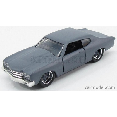 Jada Chevrolet Dom's Chevelle Fast & Furious Iv 2009 Solo Parti Originali Original Parts Základní Nátěr Matně Šedý 1:32