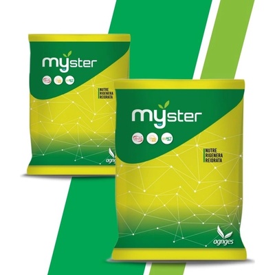 Органичен тор Myster Zolfo 3 с gelACT (биополимер от естествен произход и полизахариди) подпомага задържането на вода и хранителни вещества около корените - 25 кг