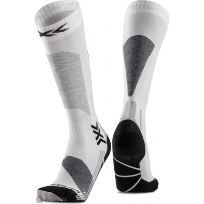 X-Socks X-Bionic SKI DISCOVER OTC dámske lyžiarske ponožky biela/sivá