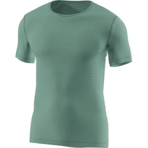 Löffler Мъжко мериносово термобельо Löffler Shirt S/S Merino Light Merino base layer - Pine - размер 50 (EU) (015-2140-0214)