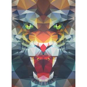 Ravensburger - Puzzle Polygon Lion - 500 piese