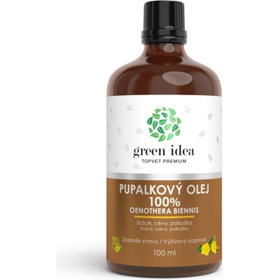 Green idea Pupalkový olej 100% 100 ml
