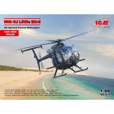 ICM MH-6J Little Bird, US Special Forces Helicopter 1:48
