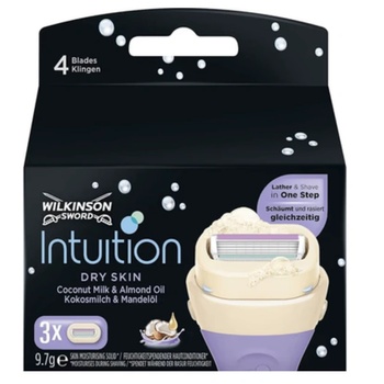 Wilkinson Sword Intuition суха кожа 3 бр