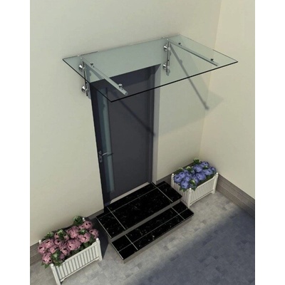 Buylando VD140-L skleněná vchodová stříška 140x90 cm – Hledejceny.cz