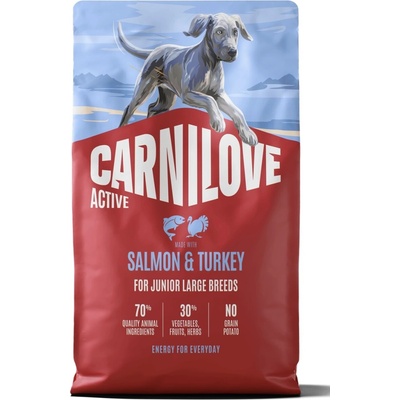 Carnilove Active Junior Large Salmon & Turkey 4 kg