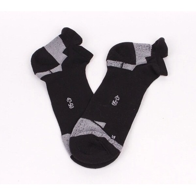 Памучни мъжки чорапи в черно и сиво