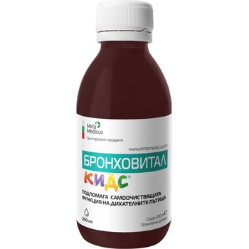 Мирта Медикус Бронховитал Кидс Сироп, 200 ml, Мирта Медикус