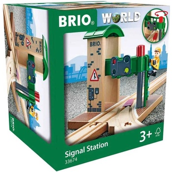 Brio 33674 Signální stanice s výhybkou