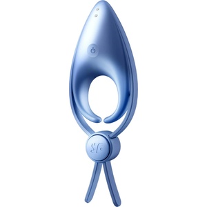 Satisfyer Sniper - акумулаторен вибриращ пръстен за пенис (син)