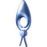 Satisfyer Sniper - вибриращ пенис пръстен с акумулатор - син