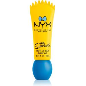 NYX Cosmetics The Simpsons Smushy балсам за устни с матиращ ефект цвят Peekaboo Blue 8ml